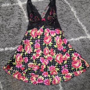 Victoria's Secret Black Floral Lace Lingerie